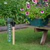 Taza Medidora de Lluvia de Plástico con Capacidad de 35 mm Pluviómetro Fácil de Instalar para Césped Granja Jardín Entornos Uso en Exteriores