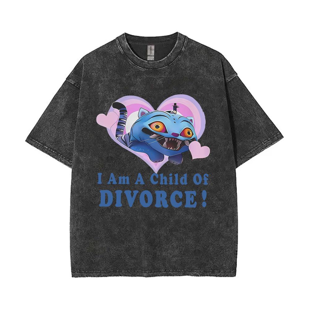 Washed Vintage Kpop Demon Hunters T-shirt Rumi Mira Zoey Saja Boys Derpy Tiger T Shirt Men Women Oversized Tshirt