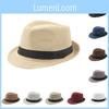 Premium Lightweight Cotton And Polyester Jazz Hat For Fashionable Sun Protection