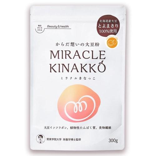 MIRACLE KINAKKO (Miracle Kinakko) 100% Japanese Soy Flour (100% Hokkaido Soy Flour) Soy Protein, Isoflavones, Dietary Fiber, Soy Protein, Dissolvable,