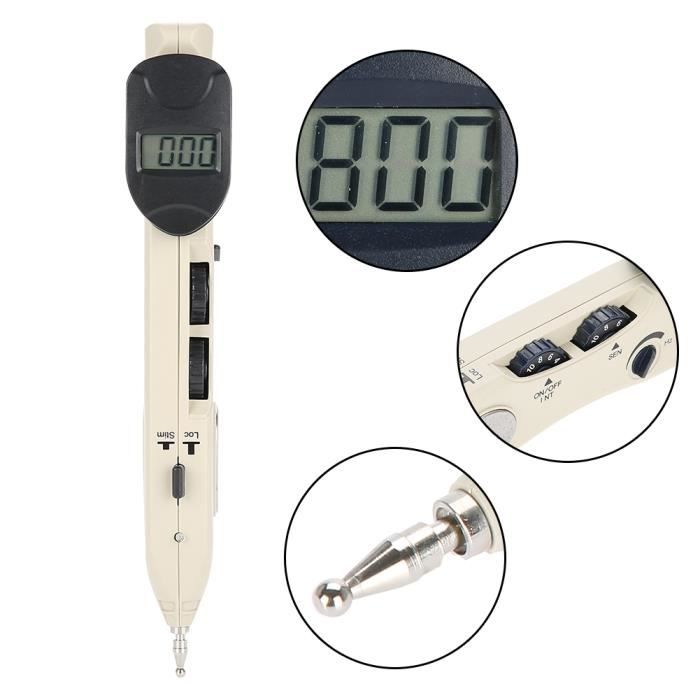 WIPES Digital Electronic Acupuncture Pen Health Care Pulse Massage