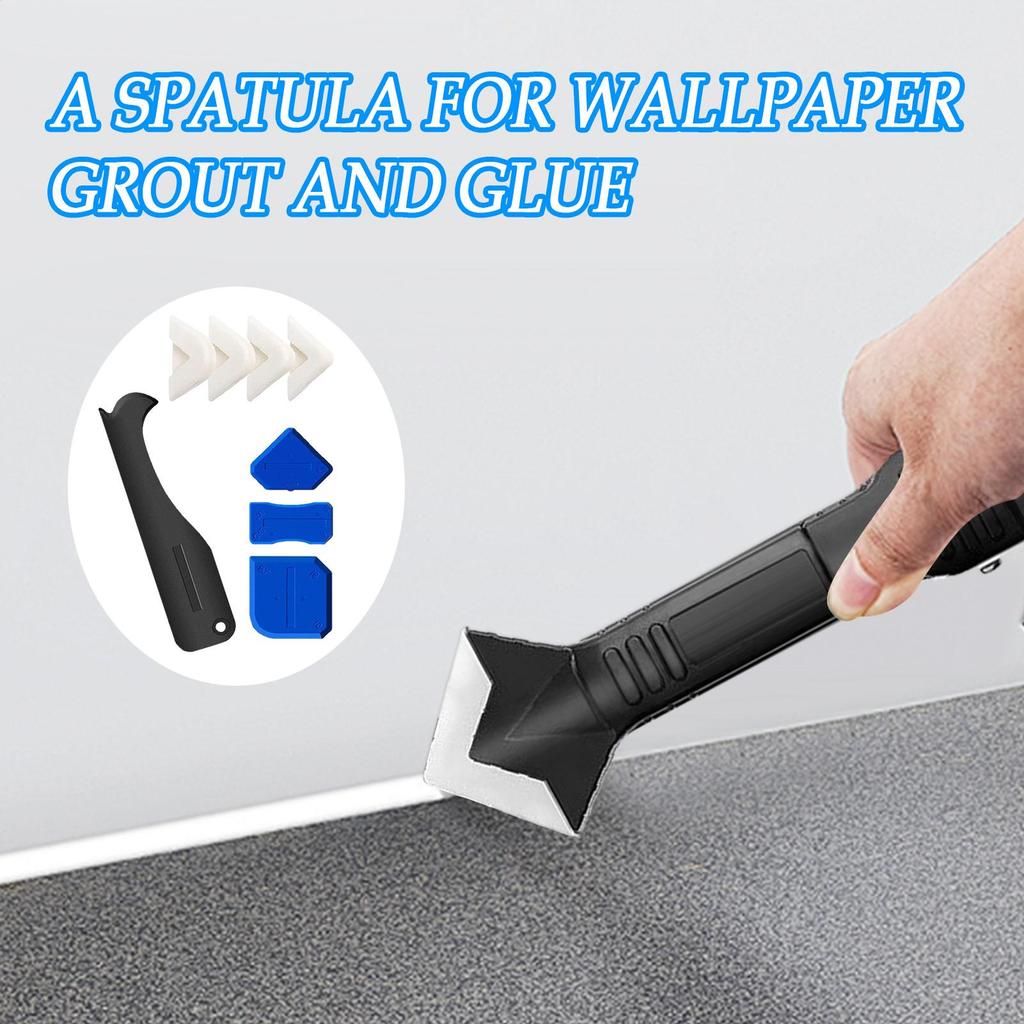 Kit voor het afwerken van kit Gladmakende muur vloer Restlijm spatel Kitgereedschap Draagbaar toilet Baksteen plint Applicator