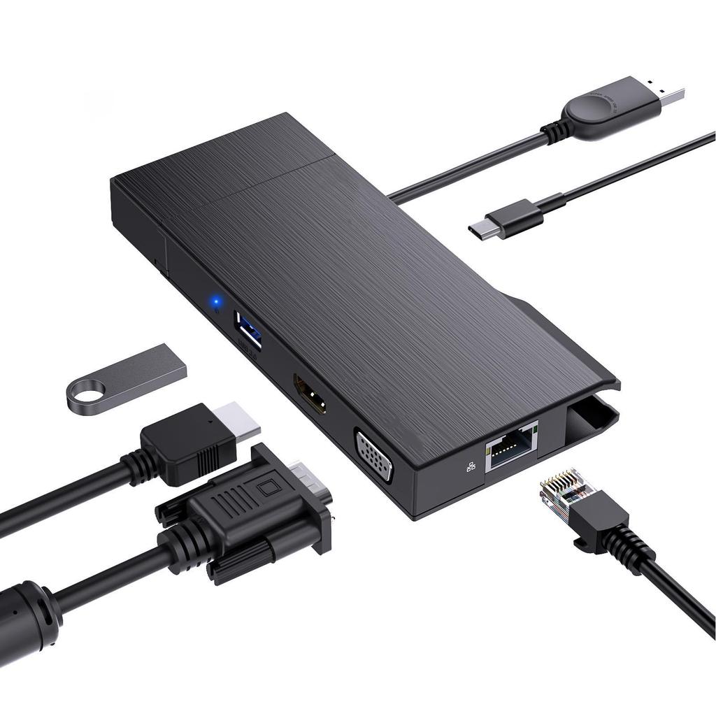   Laptop Docking Station, USB Docking Station, Computer Multiport Adapter