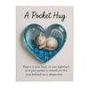 Cat Memorial Pocket Hug with Inspirational Card Emotional Support Love Heart Shaped Cat Pocket Token Decoration Cat Owners Keepsake Gift