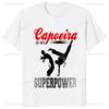 Vintage Capoeira Printed Tshirt Brazilian Faith Casual Fashion Loose Streetwear Short Sleeve Man Tshirt Breathe Women Tees