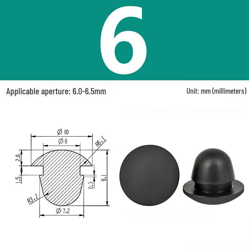 High-Temp Resistant Silicone Rubber Stopper with Card Slot Sealing Cap