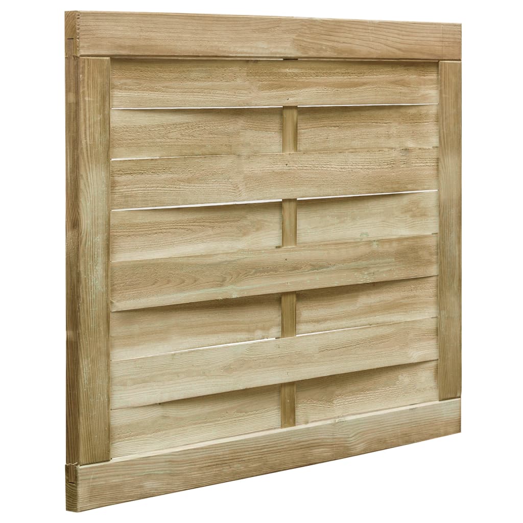 Garden Gate Pressure Treated Pine Wood 100 X 75 Cm Green