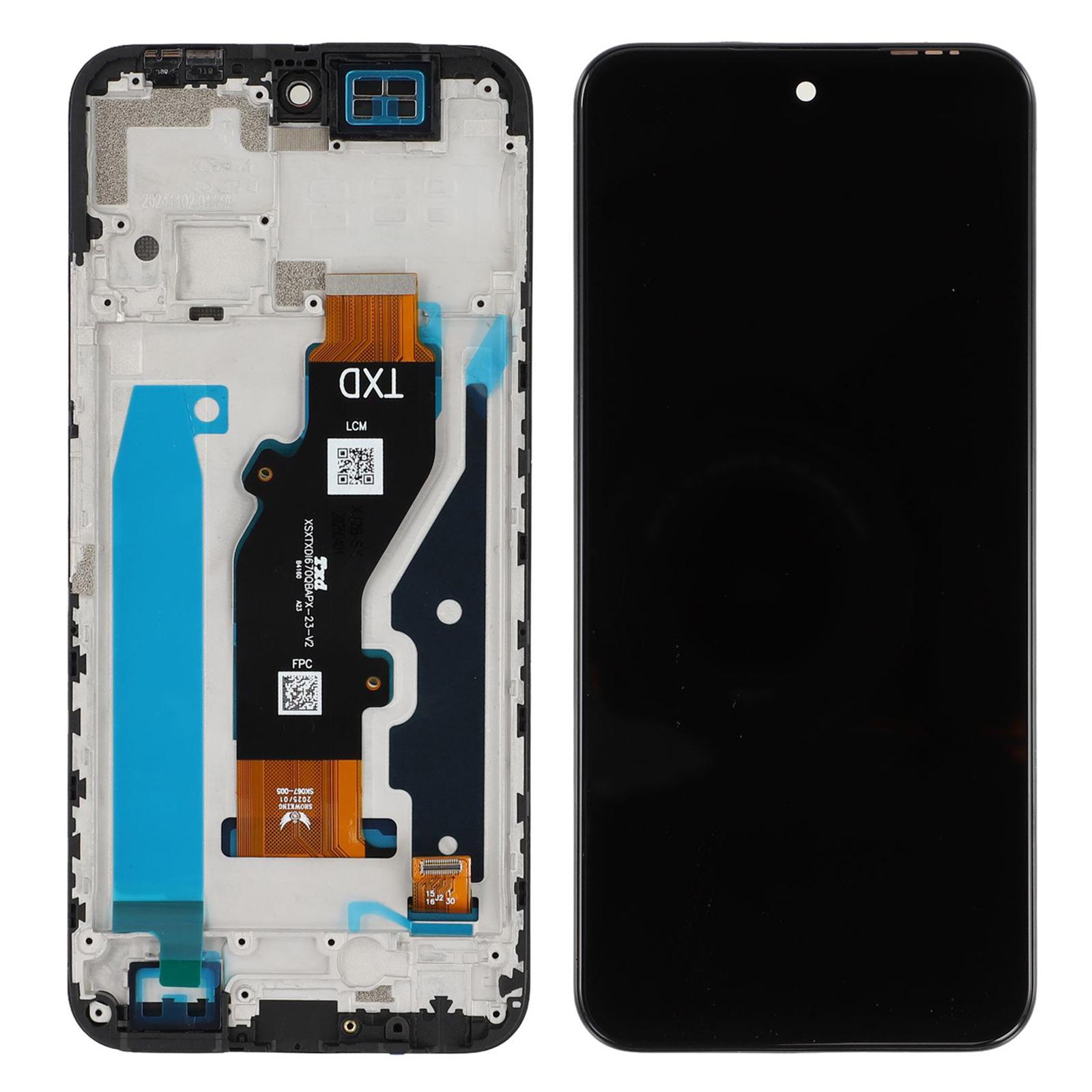 

Для TECNO Spark 30C 4G KL5 РК-екран класу C та збірка дигітайзера+рамка (Без логотипу) As Shown A