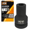 JCB 1" 20mm Deep Impact Socket Cr-Mo Hexagon Socket Wrench
