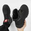 New Fashion Autumn And Winter Men's High Top Martin Boots Students Male Boys Trending Soft Sole Work Shoes Labor Protection Martin Sneakers