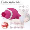 2 In 1 Clit Sucker Vibrator Female for Women G-Spot Sucking  Licking Double Stimulation Nipples Massagers Tongue Sex Toy Adult