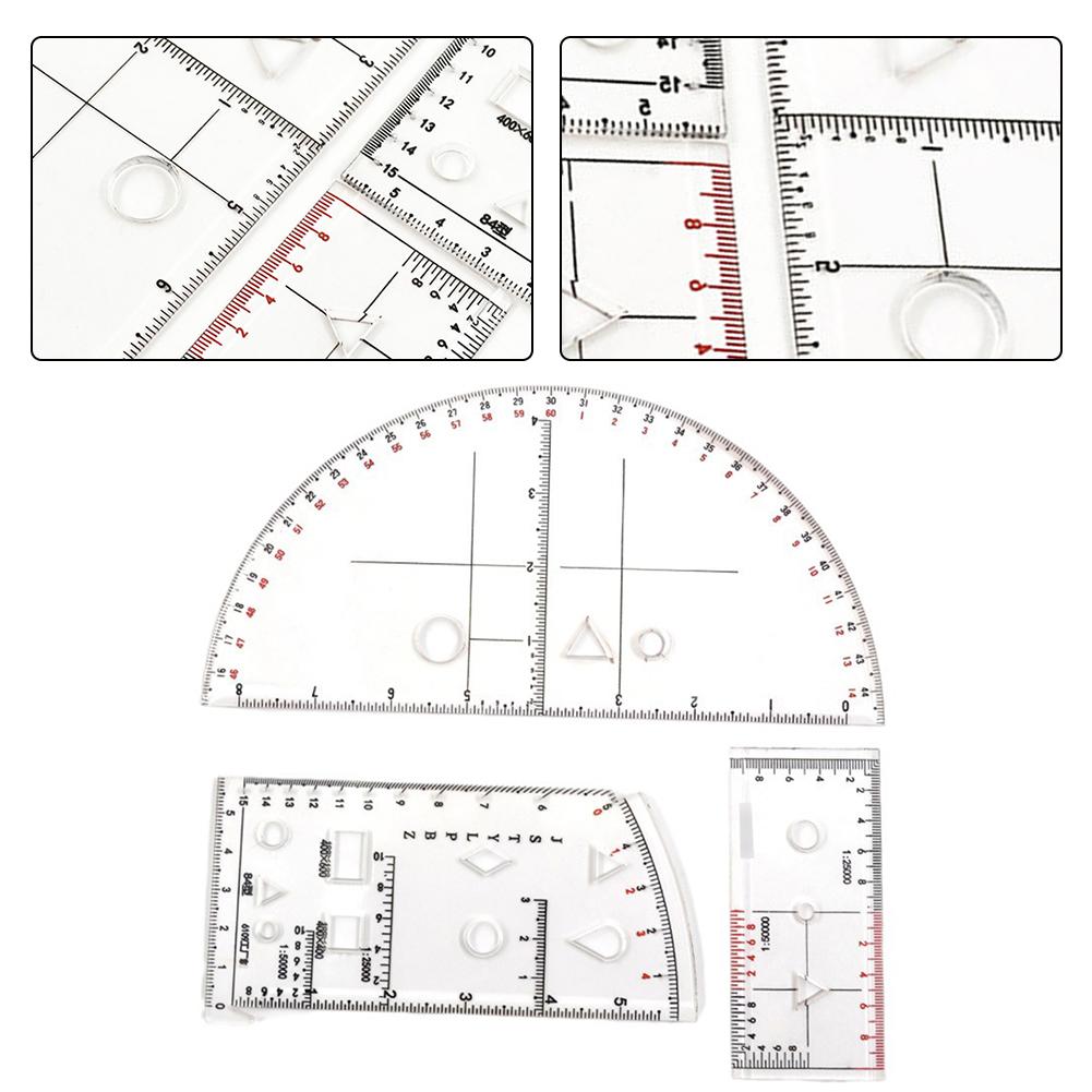Divider Geometry Drawing Template Geometry Drawing Template Clear Scale Easy To Carry Long Service Life Multiple Sizes Available
