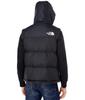 The North Face Retro Nuptse Down Vest with 1996 Retro Nuptse Recycled TNF Black Size M Hood, Men's Vest, (LE4),
