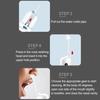1 Set 200ML Nasal Washer with Water Tank High Frequency USB Charging Rotatable Head 3 Gears Impulse Type Nose Washer Daily Use