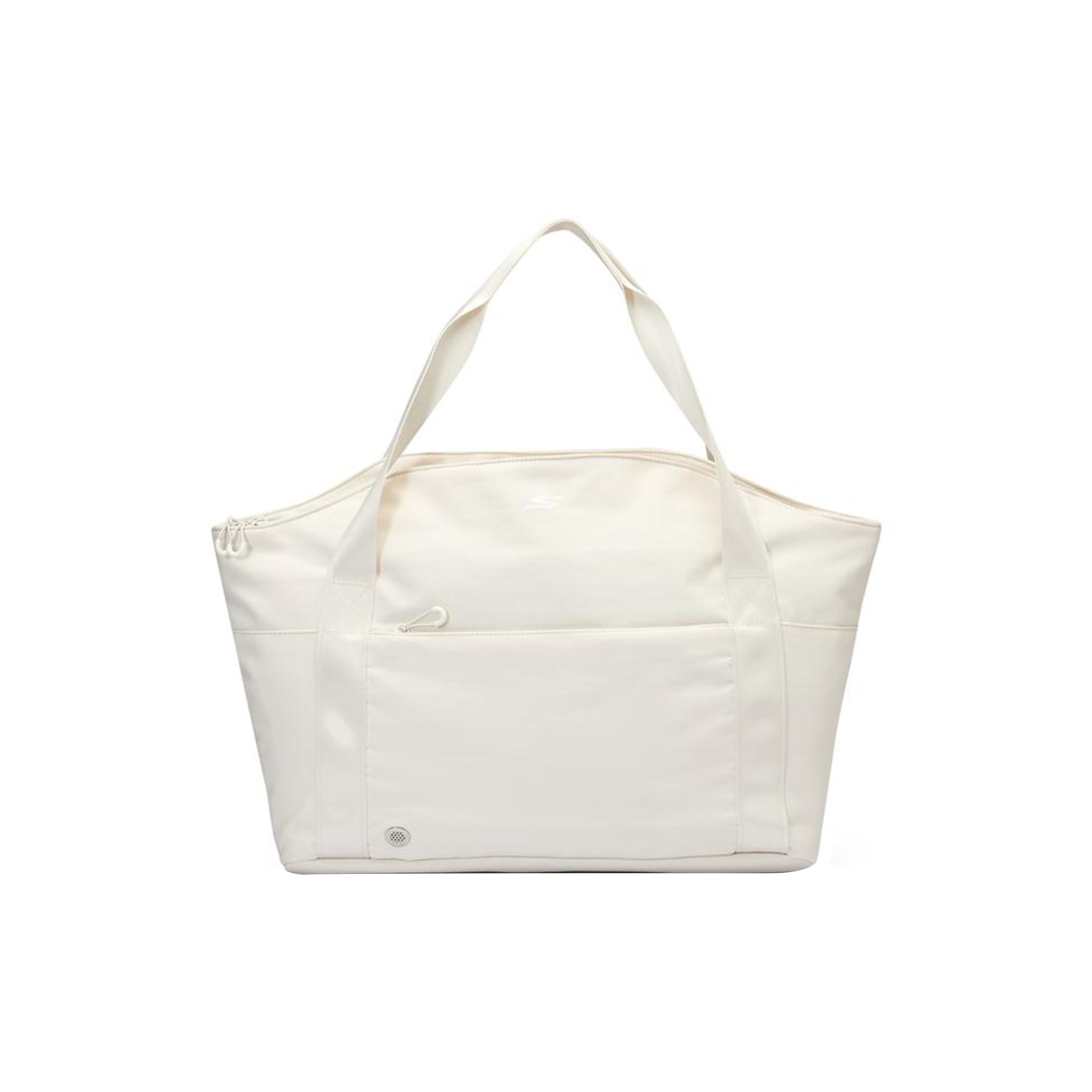 

Skechers Yoga Series Large Capacity Sports Simple Solid Color Casual Water-Resistant Fabric Shoulder Tote Bag Unisex bags Moonlight P223U033-004S Moonlight