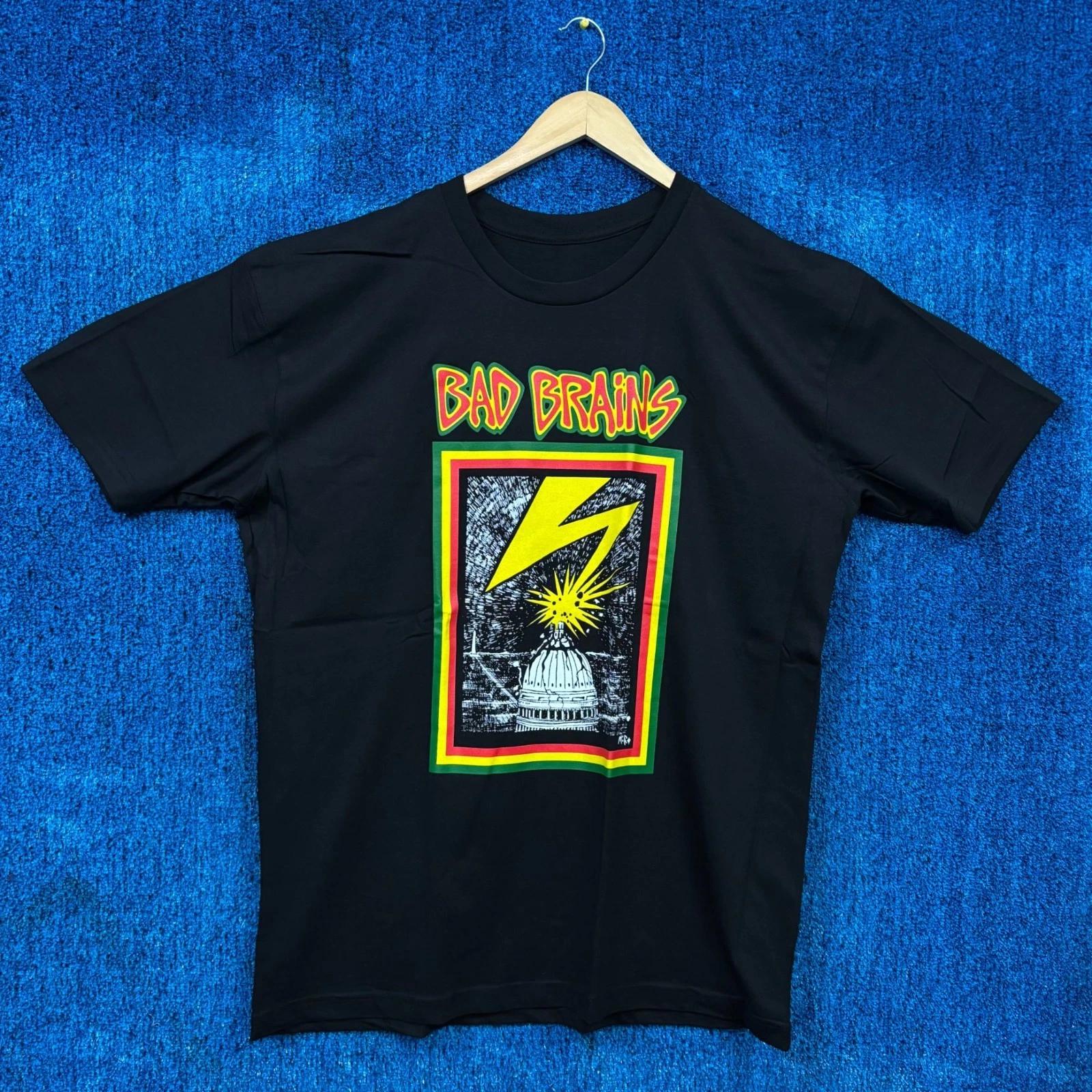 Bad Brains Self-titled Album Cover Hardcore Punk Band Tee XL S