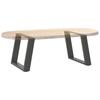 Vidaxl Coffee Table Legs, 2 Pcs, Anthracite, 50X(42-43) Cm, Steel
