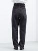 BEAMS HEART Denim Tapered Size Black Women's Pants, M,