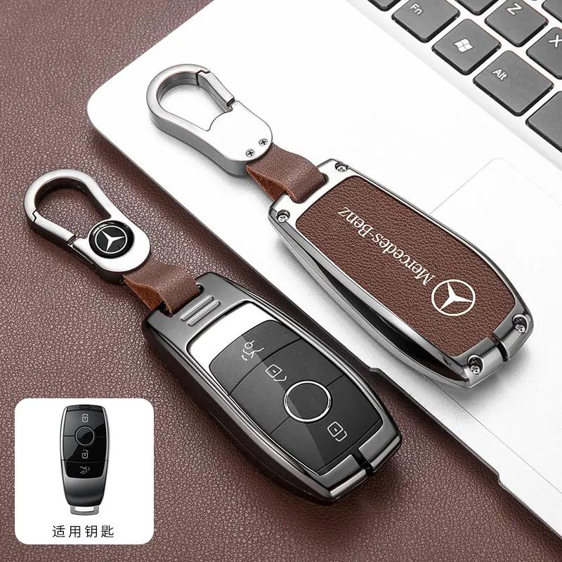 SUG2   Car Key Case Cover Shell For Mercedes Benz C E S Class GLC W206 W223 W214 E300 C260 C300 S450 S500 S400 Fob Accessories