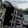 Adjustable Bike Phone Mount Bracket Stand with 360 Degree Rotation for Secure Smartphone Use on Motorcycles and Bicycles