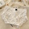 Women's Lace Underwear Plus Size Mid Waist Pure Cotton Underwear Triangle Underwear