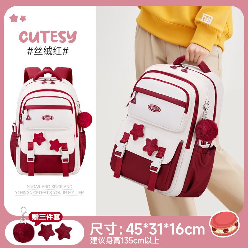 2026 Girls School Backpack Large Capacity Kids Backpacks for Boy Lightweight Backpack Cute Backpack School Bags Designer Bags