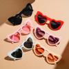 10pcs Peach Heart Glasses Frame Novelty Combination New Trendy Casual Daily Decoration Props for Men and Women Same Style Party