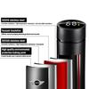 Car Smart Thermos Bottle With Temperature Display Coffee Cup For BMW Mini Cooper F54 F55 F56 R56 R60 SONE Roadster Clubman Coupe