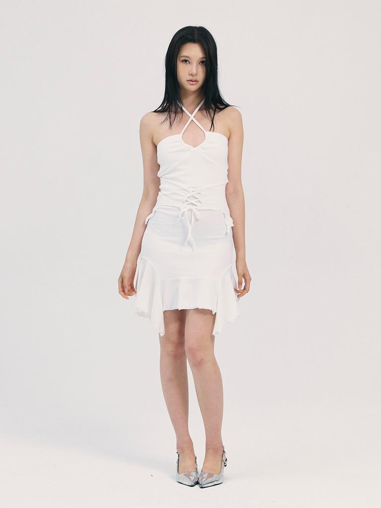 B ABLE TWO Ophelia Sleeveless Dress-White