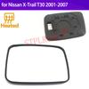 Stplrgecp Passenger Side Driver Side Left or Right Door Side Heated Wing Mirror Glass Lens for Nissan X-Trail T30 2001-2007