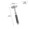 ZISIZ Wooden Handle Stainless Steel Potato Masher