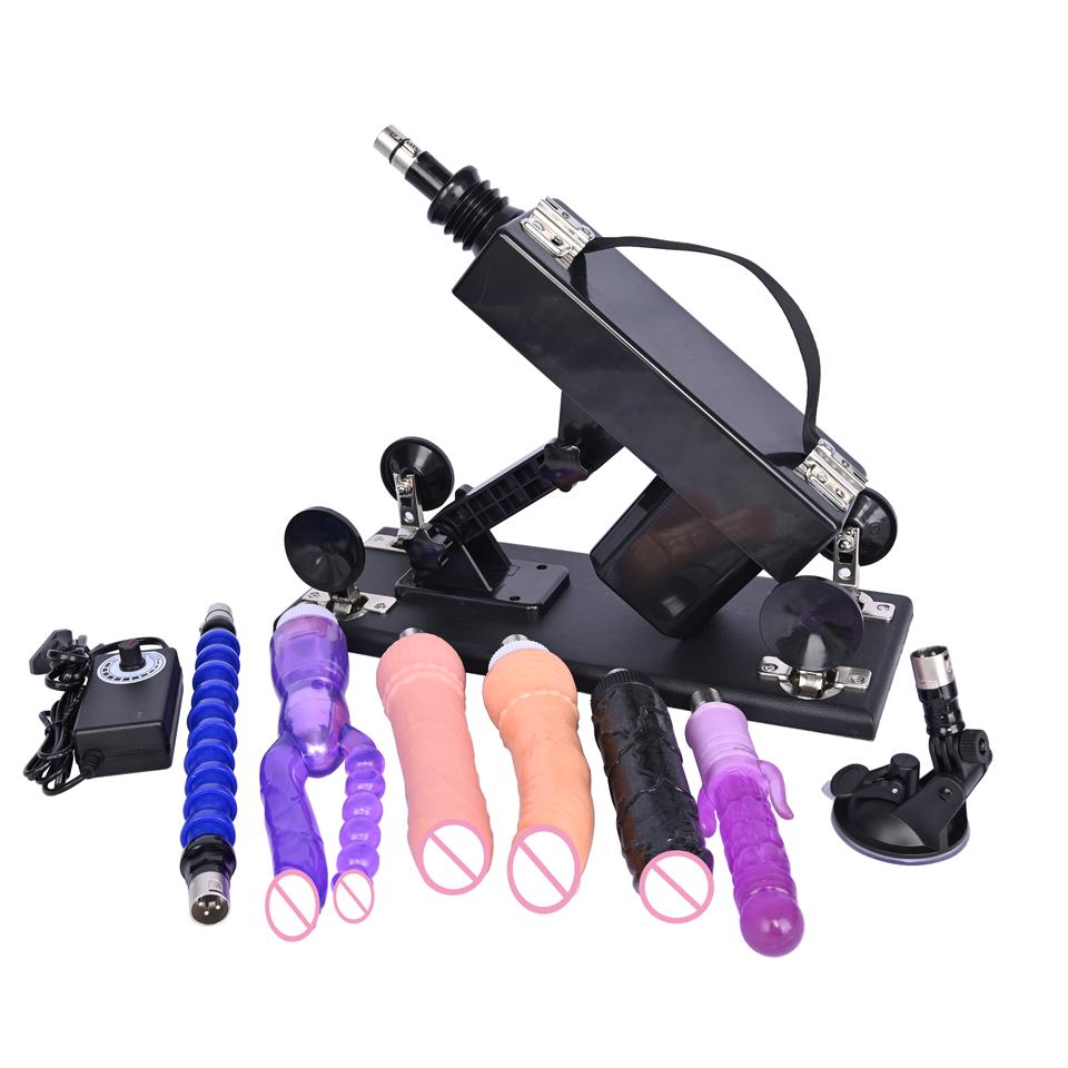 ROUGH BEAST Sex Machines for Woman Automatic Masturbation Pumping Gun 3XLR Sex Machines for Adults With Big Dildo Sex Machine Toys