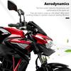 Motorcycle Sport Downforce Naked Front Spoilers Aerodynamic Wing Deflector Kit For KAWASAKI Z650 Z650 Z 650 2021-2025