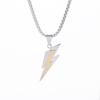 Japanese Niche Design Trendy Brand Lightning Necklace Trendy Men and Women Hip Hop Long Sweater Chain