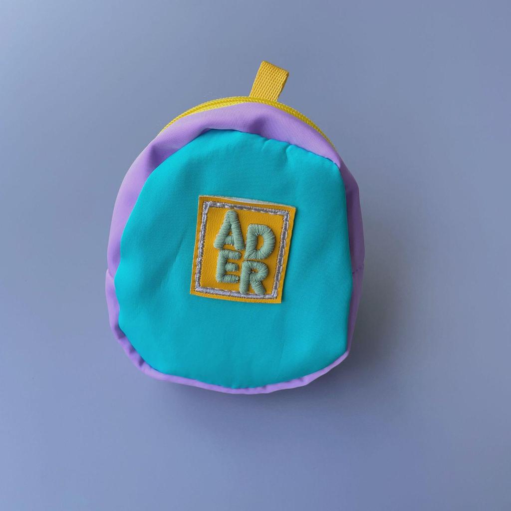 Căști Colorate & Pandantiv Portofel Monede Rucsac Mini cu Design Casă Ciupercă și Șnur pentru Telefon