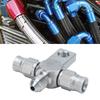 Brake Hose Fitting Adapter, AN‑3 Tee Brake Hose AN3 To Line End Fitting Stainless Steel Auto Parts