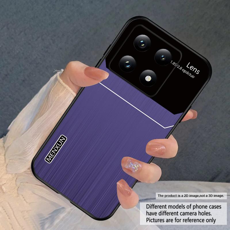 Brauner vertikaler Streifen Für Xiaomi Poco X7 M7 Pro 5G M5 X4Pro 4 M6 4G C65 C75 F6 F5 X6 5 7 X5 F7 Ultra M5S M4Pro 5G weiche Handyhülle