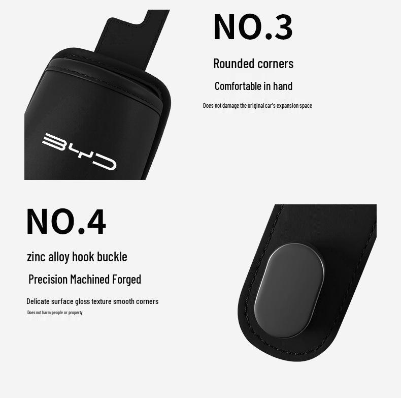 Car Cup Holder Hook Storage for BYD Models: Han, Pro, Dolphin, Song Plus, Yuan EV, Seagull, Seal, Qin DMi