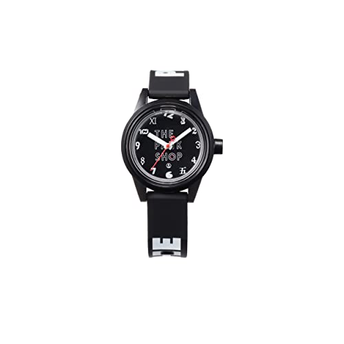 

Q&Q SmileSolar THE PARK SHOP Collaboration Model Watch, Solar-Powered, Analog, Waterproof, Urethane Strap, Black, R03A-509VK