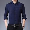 New One Piece Spring and Autumn New Men's Business Casual Long-sleeved Shirt Youth Shirt