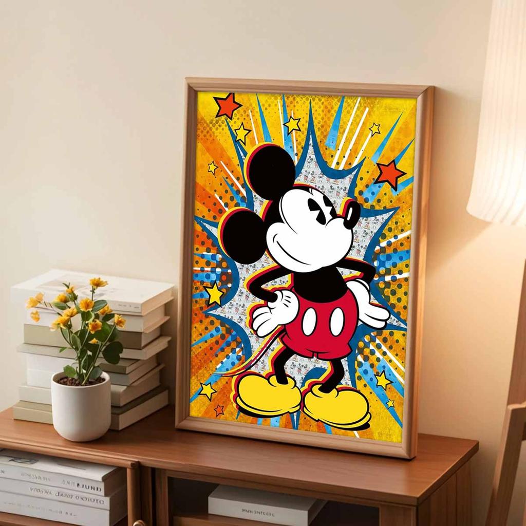 Full Round Diamond Painting Proud Mickey Art Rhinestone Picture Mosaic DIY 5D Cross Stitch Embroidery Home Decoration
