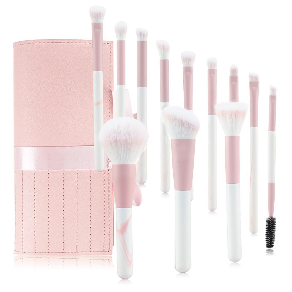 New 12 Clear Sky Makeup Brush Set Super Soft Beginner Full Set of Painting Makeup Beauty Tools
