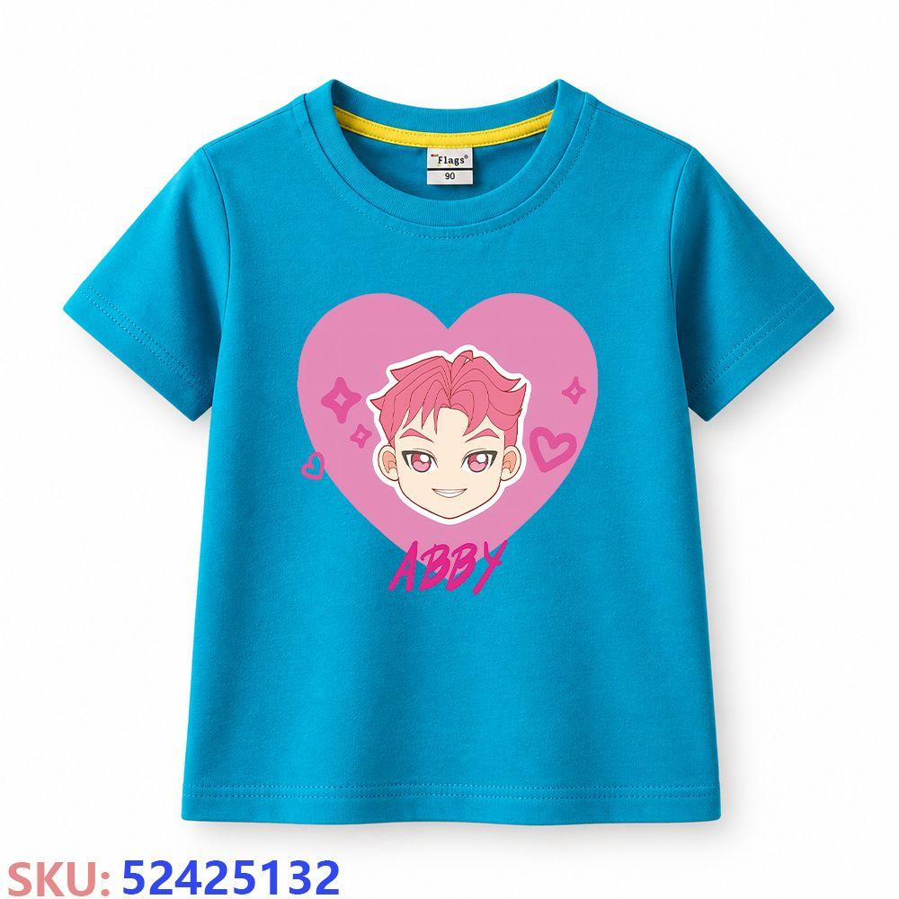 KPop Demon Hunters Children's Cartoon Print T-shirt