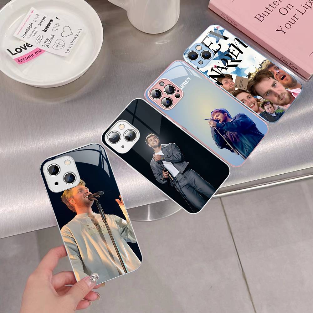 Popular A-alex Music Singer W-warren Tempered Glass For Iphone 14 13 12 11 Pro Mini XS MAX 14Plus X XS XR Cover