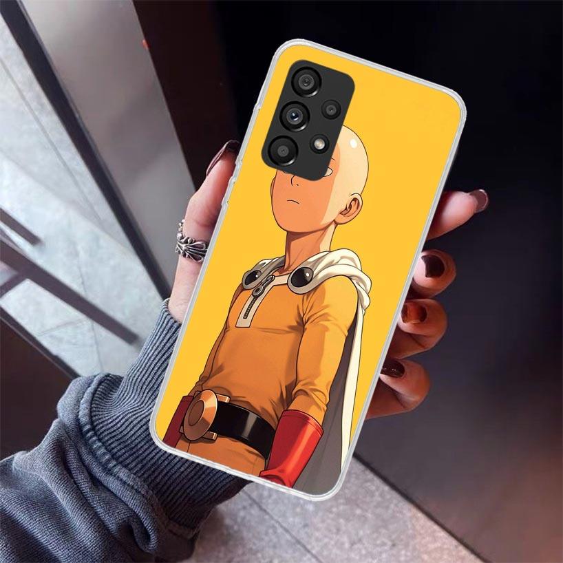 One P-Punch-Man Saitama King Phone Case For Samsung Galaxy A17 A57 A37 A16 A26 A36 A56 A15 A25 A35 A55 A14 A13 A54 A53 A34 A24 A