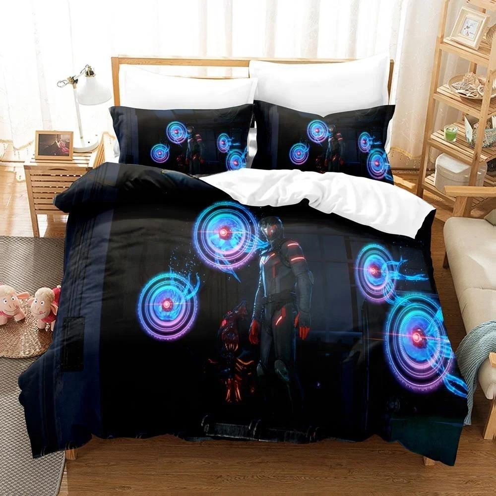 

3D Printed Game Bed Sheet Sets Exoprimal Bedding Set Single Twin Full Queen King Size Bed Set Adult Kid Bedroom Duvet cover Sets 70x133cm 2pcs