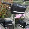 Large-capacity Bicycle Handlebar Basket Cycling Front Frame Pannier  Bicycle Accessories