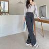 High Waist Women's Wide-Leg Jeans: Hong Kong Style, Loose Fit, Straight-Leg, Slimming Autumn Trend