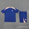 2026 France National Team Half-Zip Long Sleeve Training Jersey Men Women Winter Football Warm-Up Top