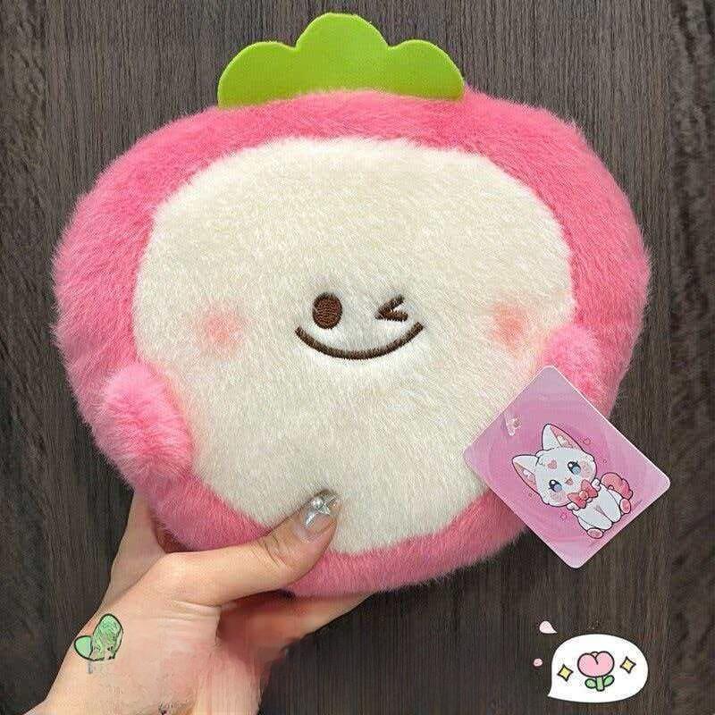 Plush Fruit Toy Collection Soft Stuffed Animal For Kids Gift Convenience